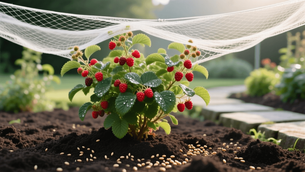 Bird Netting and Aeration for Berry Bushes in 2026