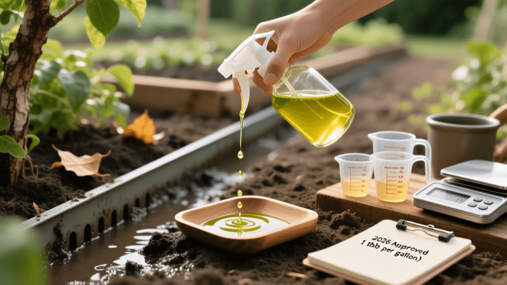 2026 Neem Oil Mixing Ratios & Foliar Spray Schedules