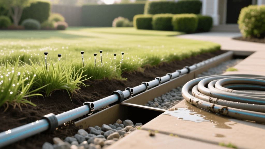 Drip Tape vs Soaker Hoses Near French Drains: 2026 Guide