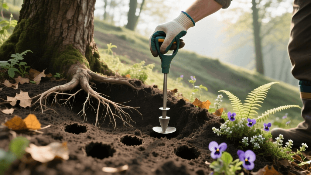 Tree Root Zone Aeration and Soil Decompaction Guide