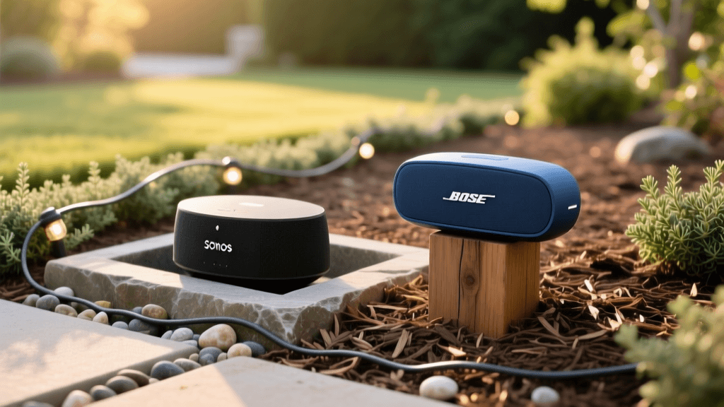 Sonos Move vs Bose SoundLink Flex: 2026 Mulched Garden Setup