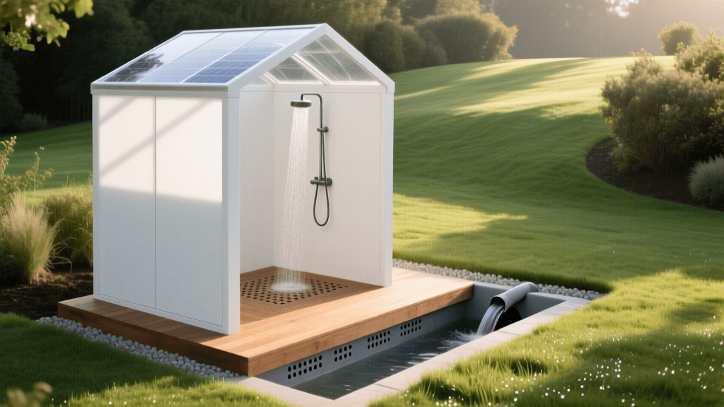 2026 Solar Outdoor Shower Install: Core Aeration & Drainage