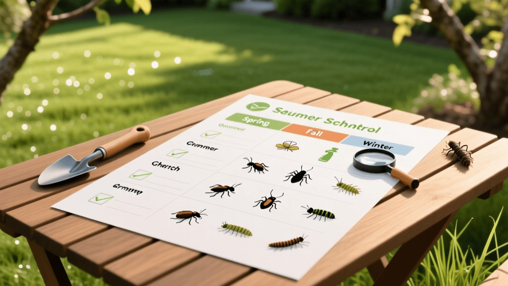 The Complete Seasonal Lawn Pest Control Schedule Guide