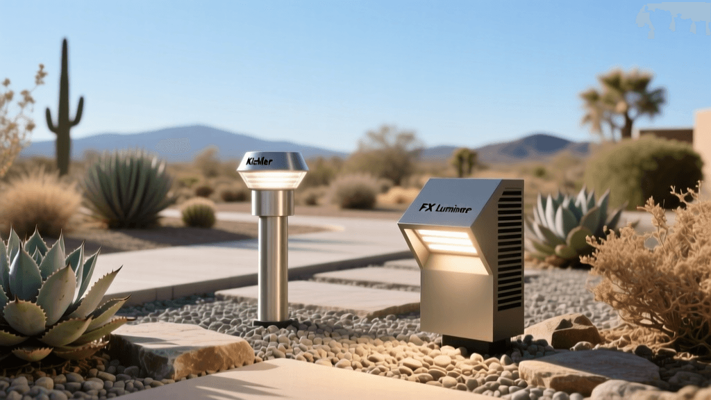Kichler vs FX Luminaire: 2026 Xeriscape Lighting Guide