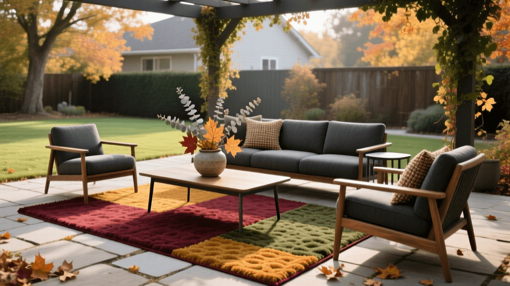 Fall 2026 Patio Makeover: Outdoor Rug & Furniture Staging