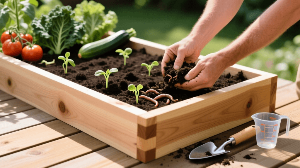 How to Build and Fill a Raised Bed for Heavy Feeding Veggies