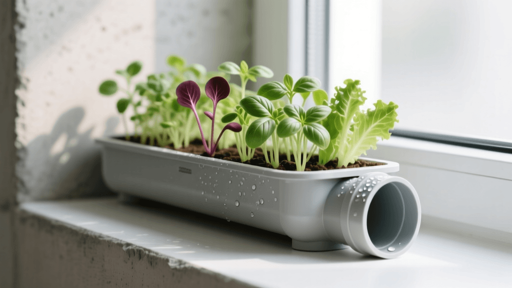 2026 Windowsill Microgreens: Seed Tray Kit Drainage Pipe Hack