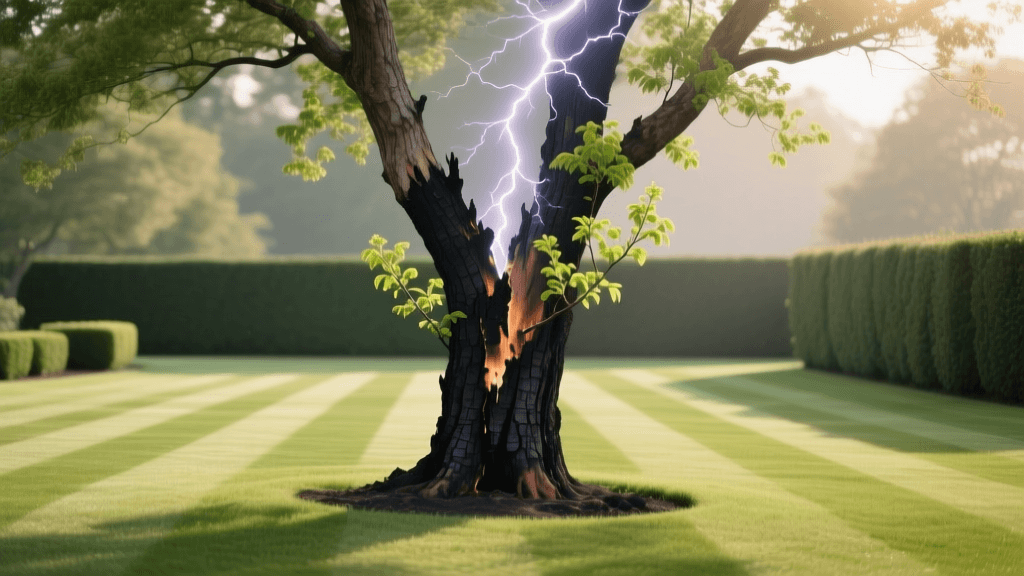 2026 Lightning Strike Tree Recovery & Lawn Aesthetics Guide