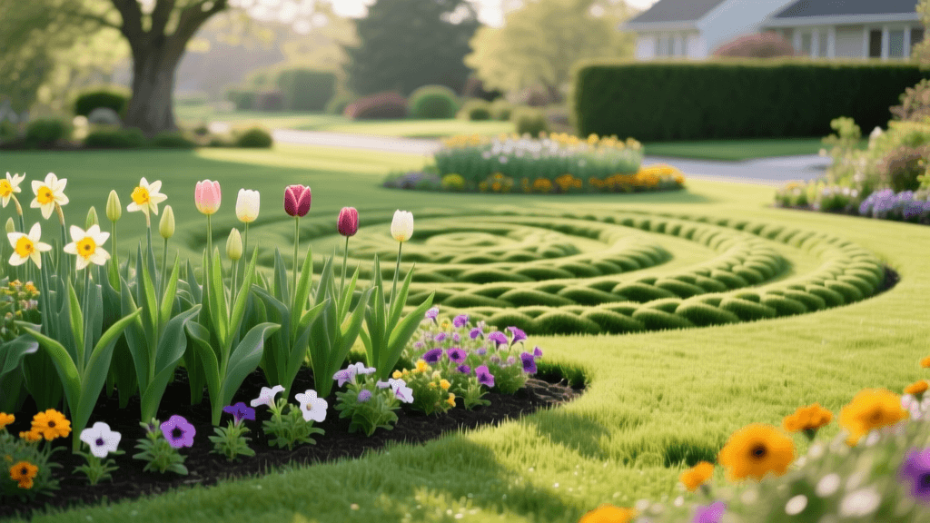 Mowing Patterns For Spring Bulb To Summer Annual Rotation 2026