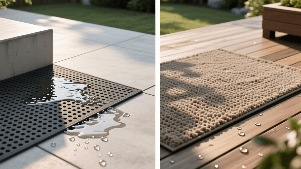 Outdoor Rug Drainage Pads: Concrete Vs Deck Photo Guide 2026