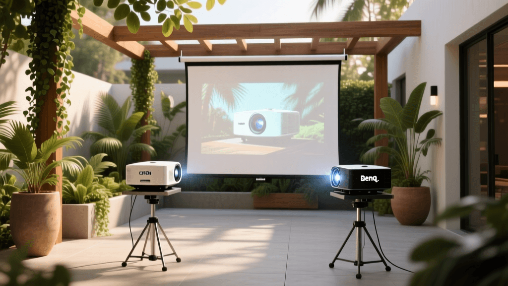 2026 Outdoor Cinema: Epson vs BenQ Projectors For Container Gardens