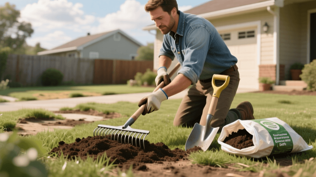 Budget-Friendly DIY Lawn Topdressing and Leveling Guide