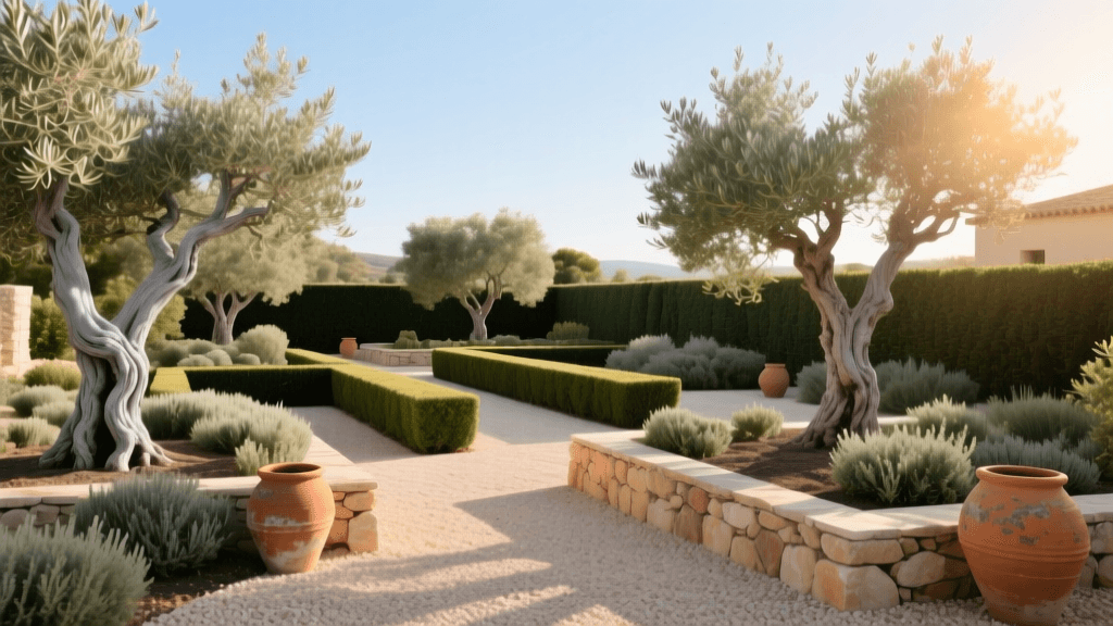 Mediterranean Xeriscape 2026: Olive Trees & Rosemary Hedges