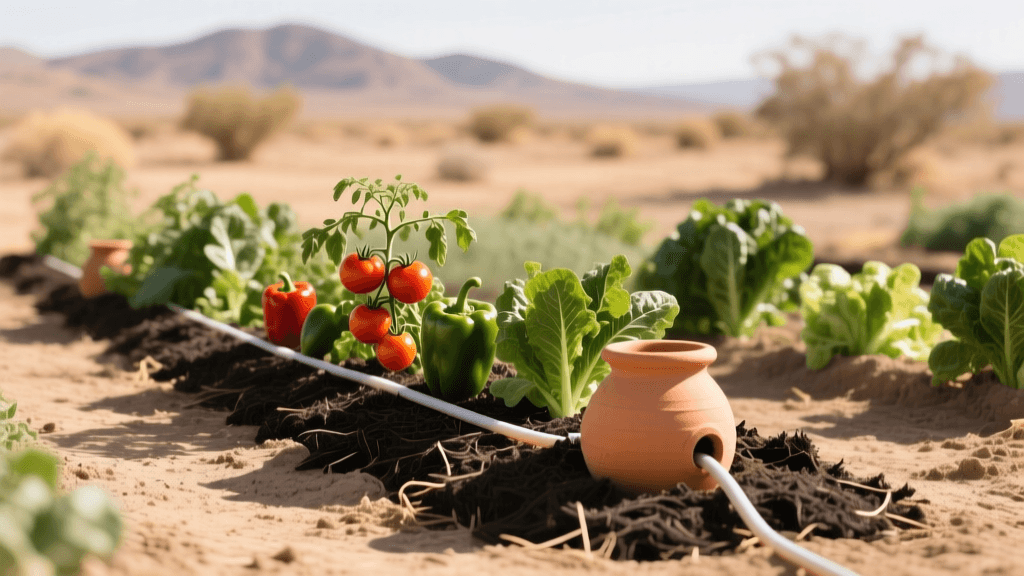 Water-Wise Vegetable Gardening: Ollas, Drip Tape and Mulch