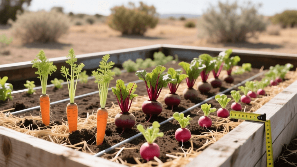 Xeriscape Root Vegetable Spacing: Carrots, Beets & Radishes 2026