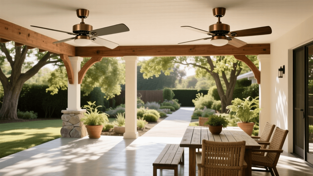 Minka-Aire vs Hunter Damp Fans: 2026 Tree Patio Guide
