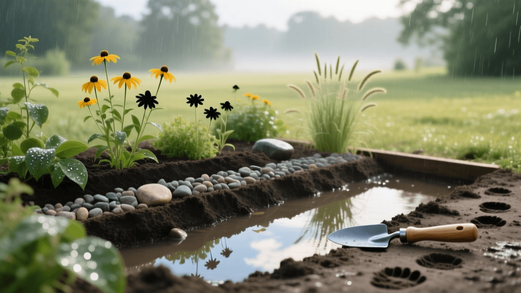 How to Build a Rain Garden for Sustainable Stormwater Management