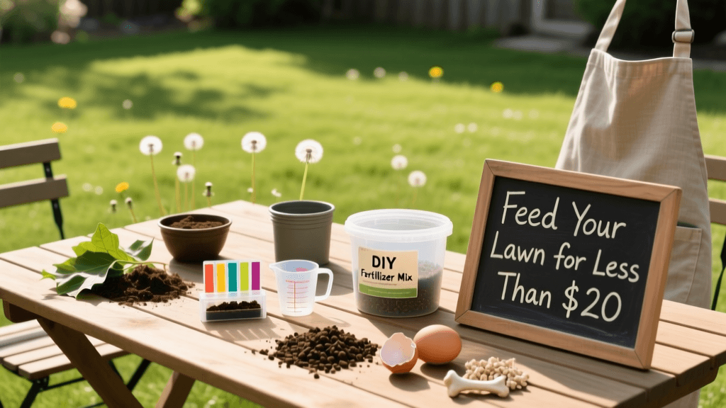 Budget DIY Lawn Fertilizer: Save Money and Grow Thick Grass