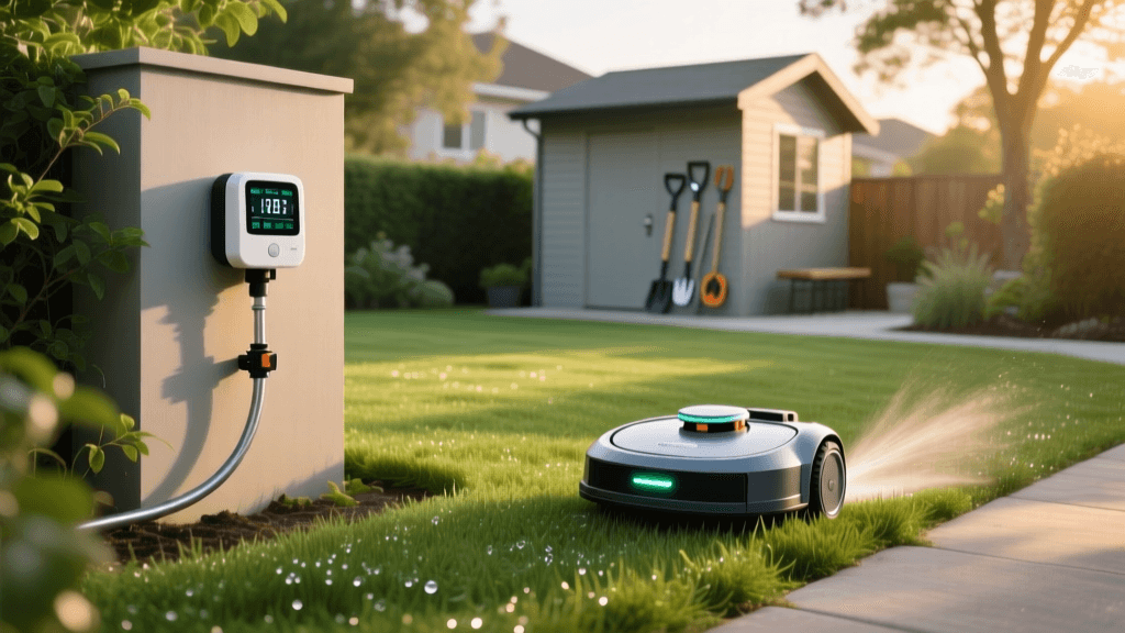 Smart Lawn Automation: Irrigation and Robotic Mowing