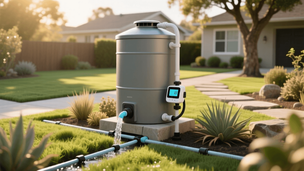 Eco-Friendly Rainwater Harvesting and Smart Irrigation Setup
