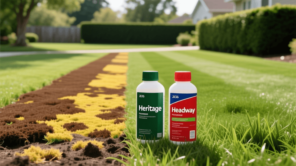 Heritage vs Headway Fungicide 2026: Fix Brown Patch for Stripes