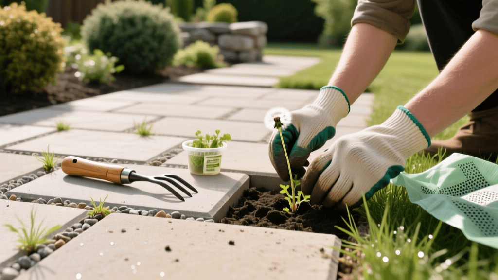 How to Remove Weeds From Paver Patios and Hardscapes