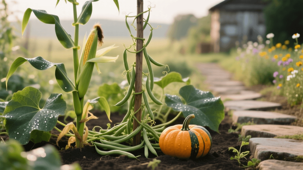 Three Sisters Mulching Guide 2026: Corn, Beans & Squash Tips