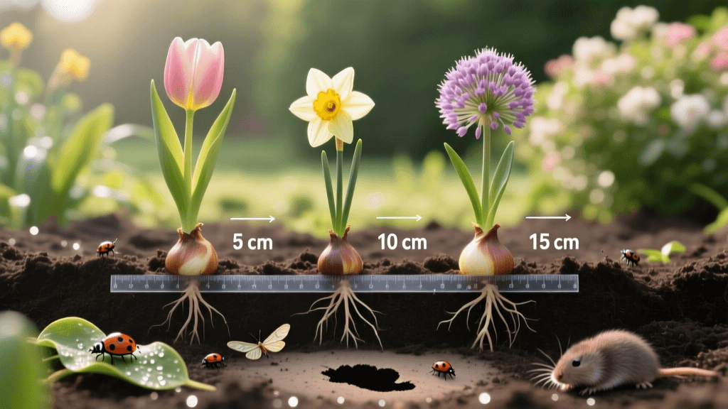 2026 Bulb Depth Guide: Tulips, Daffodils, Alliums & Pest Control