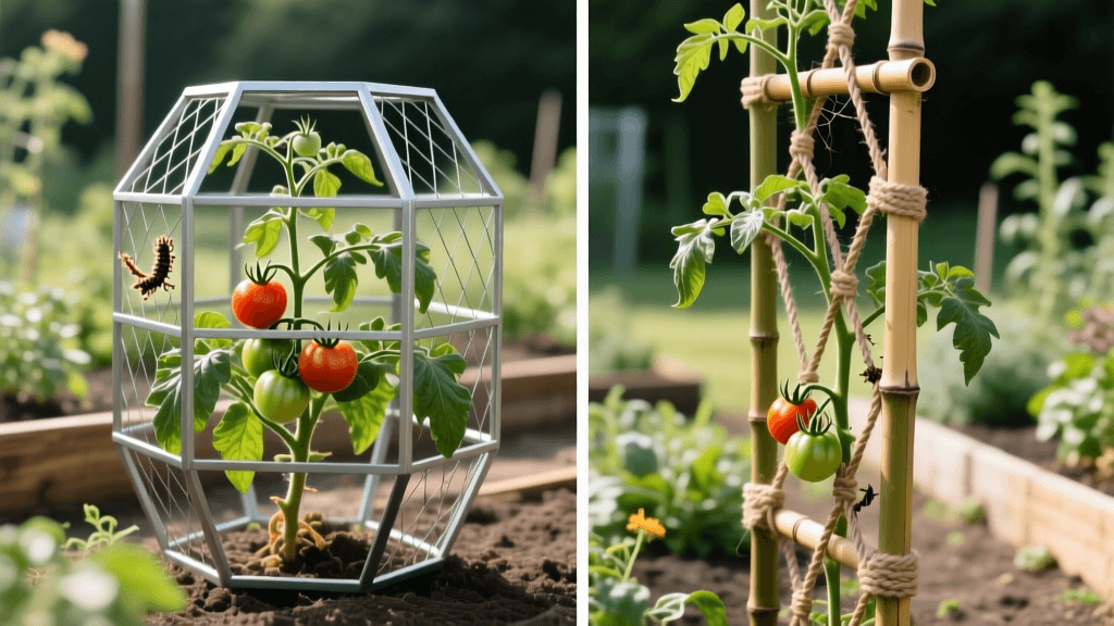 Tomato Cage vs Trellis 2026: Pest Control & Yield Comparison