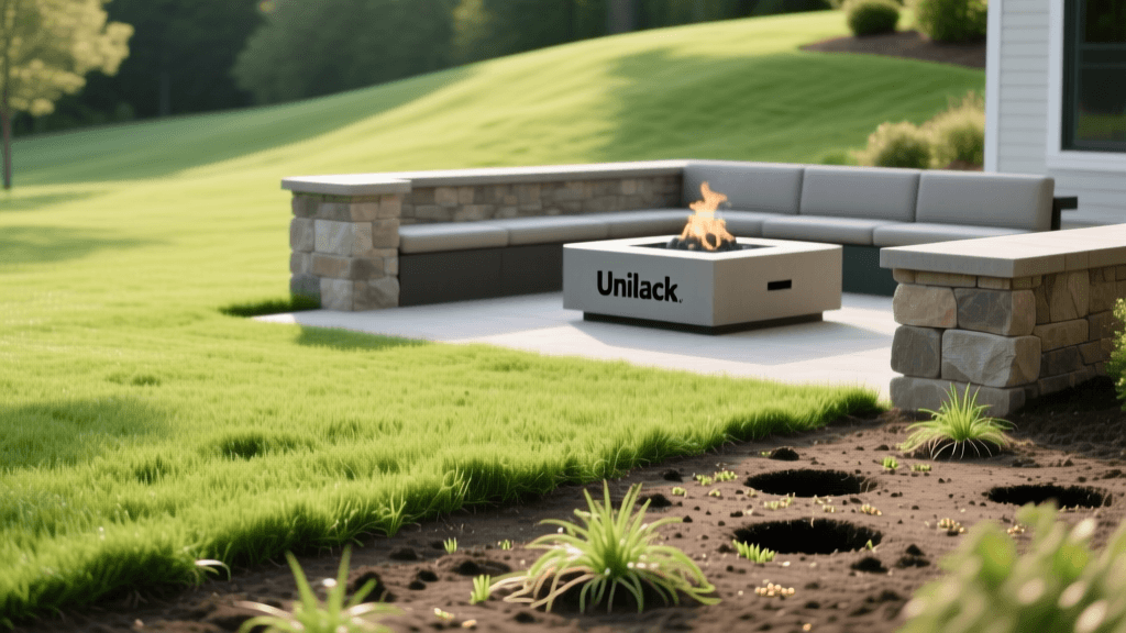 Restoring Lawns Around Unilock Fire Pits: 2026 Aeration Guide