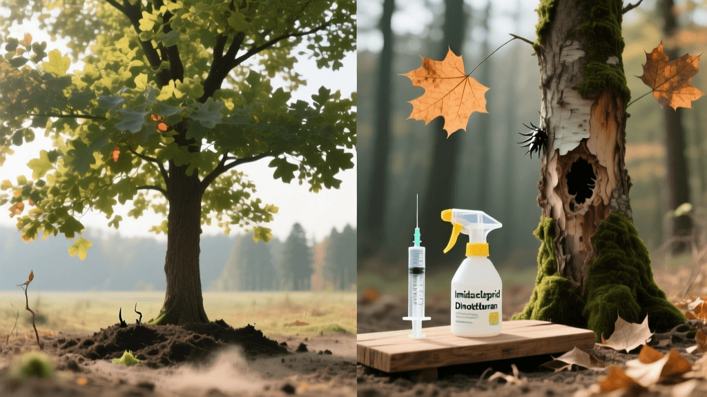 Imidacloprid vs Dinotefuran: Best Systemic Tree Insecticide