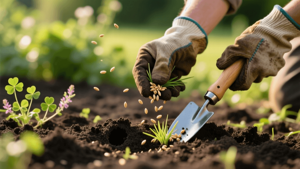 Garden Soil Aeration and Cover Crop Overseeding Guide