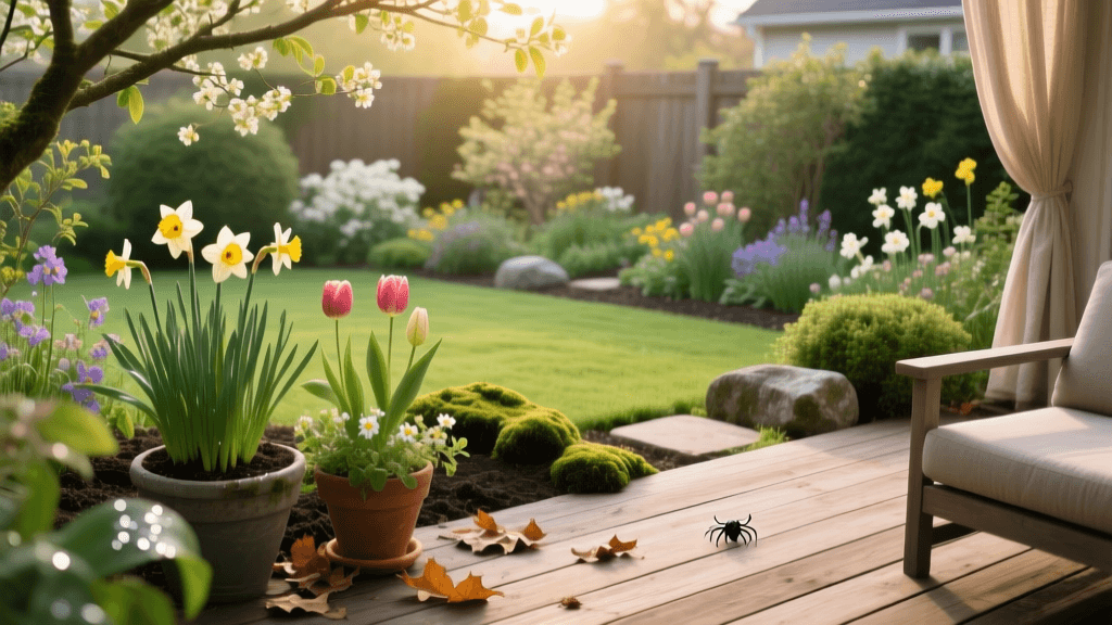 Spring Patio and Garden Prep to Banish Allergens and Ticks
