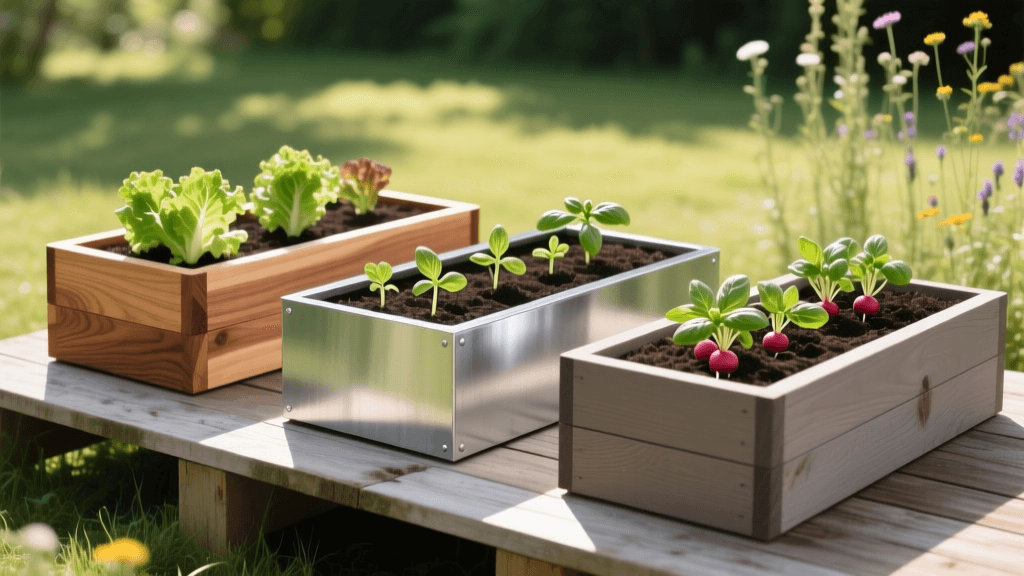 Best Raised Garden Bed Kits: Wood vs Metal vs Composite