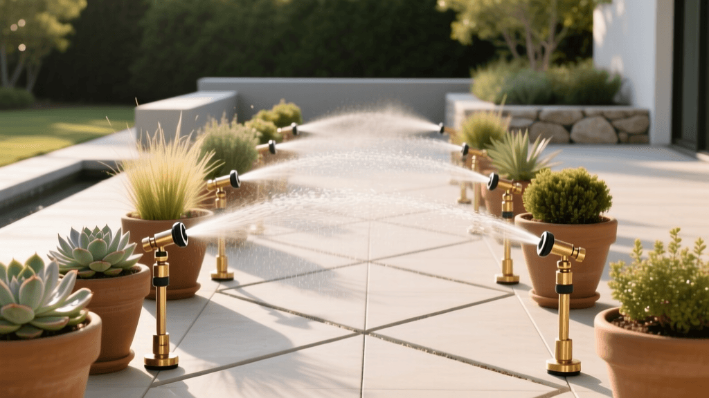 Rain Bird Rotary Sprinkler Spacing for Patio Pots 2026