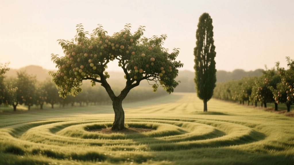 2026 Mowing Patterns: Open Center vs Central Leader Pruning
