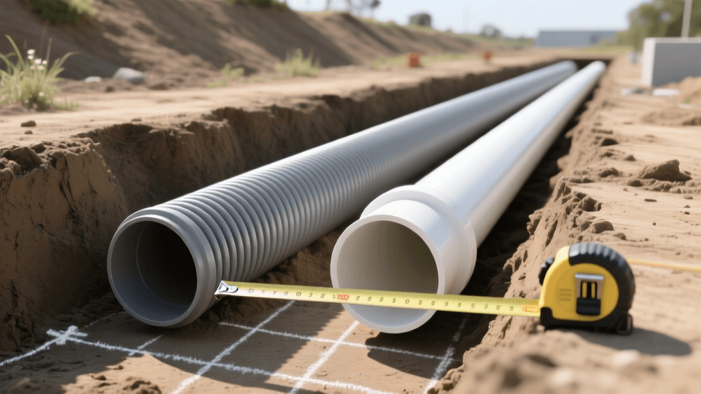 Corrugated vs PVC Drainage: 2026 Photo Documentation Guide