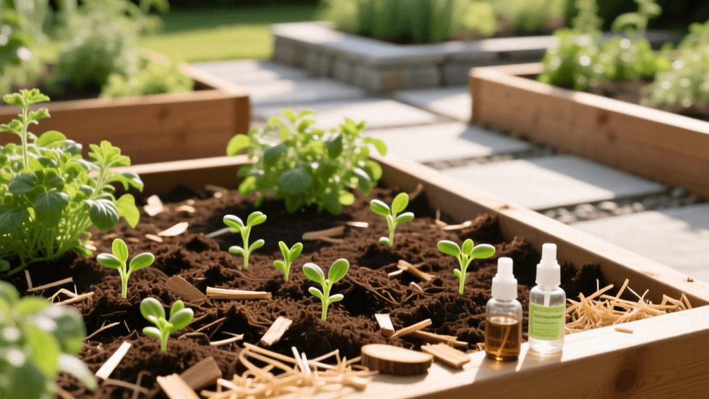 Organic Weed Control for Garden Beds and Hardscapes