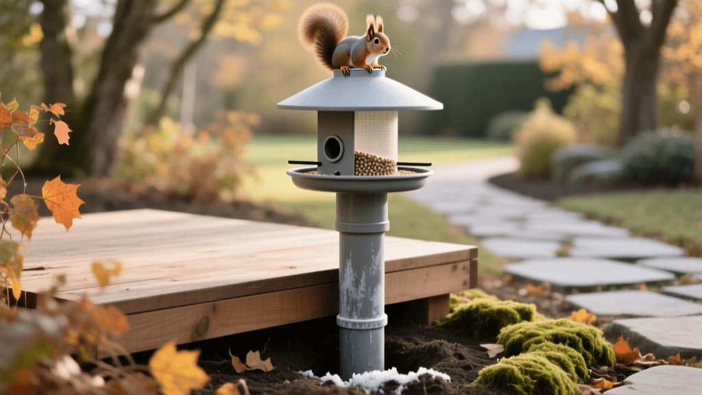 2026 DIY Bird Feeder Pole & Squirrel Baffle Using Drainage Pipe