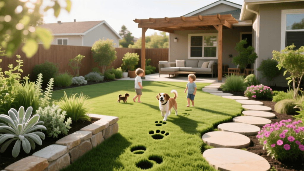 Pet-Friendly Landscaping: Safe Plants, Durable Turf & Zoning