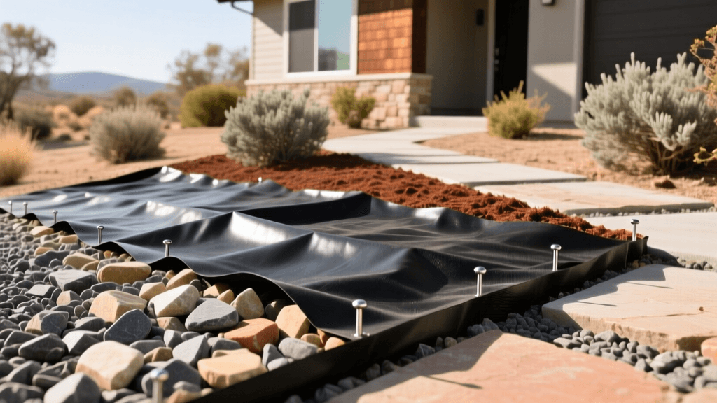 Fire-Resistant Mulch & Weed Barrier Installation 2026