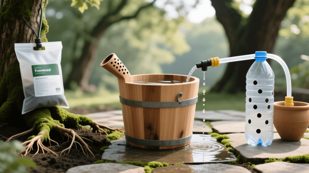 Viral Tree Watering Hacks: Bags vs DIY Drip Buckets