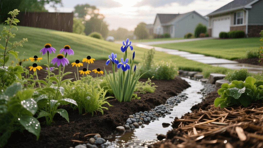 How to Plan and Design a Rain Garden for Yard Drainage