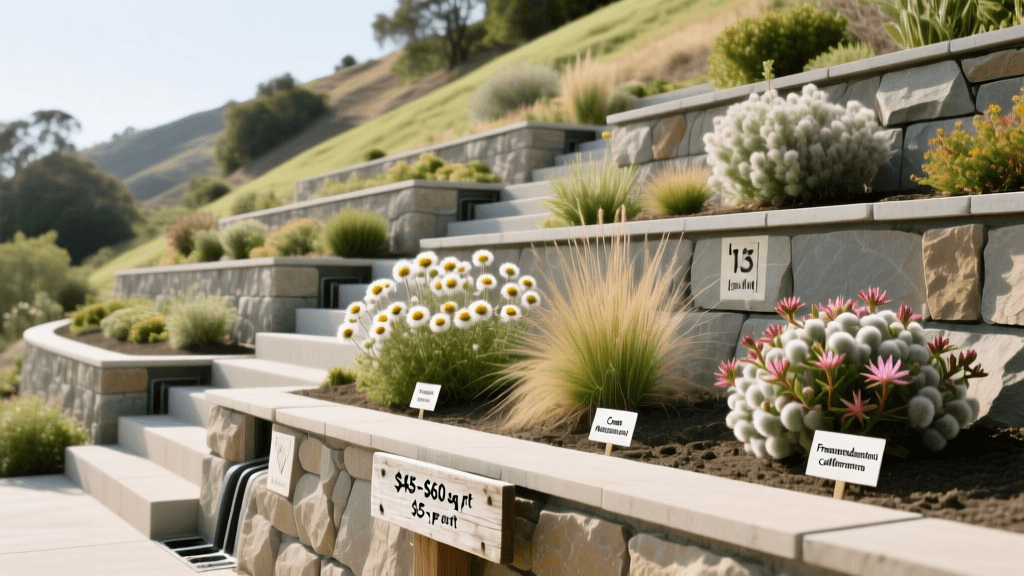 Build Tiered Retaining Wall For Steep Slopes