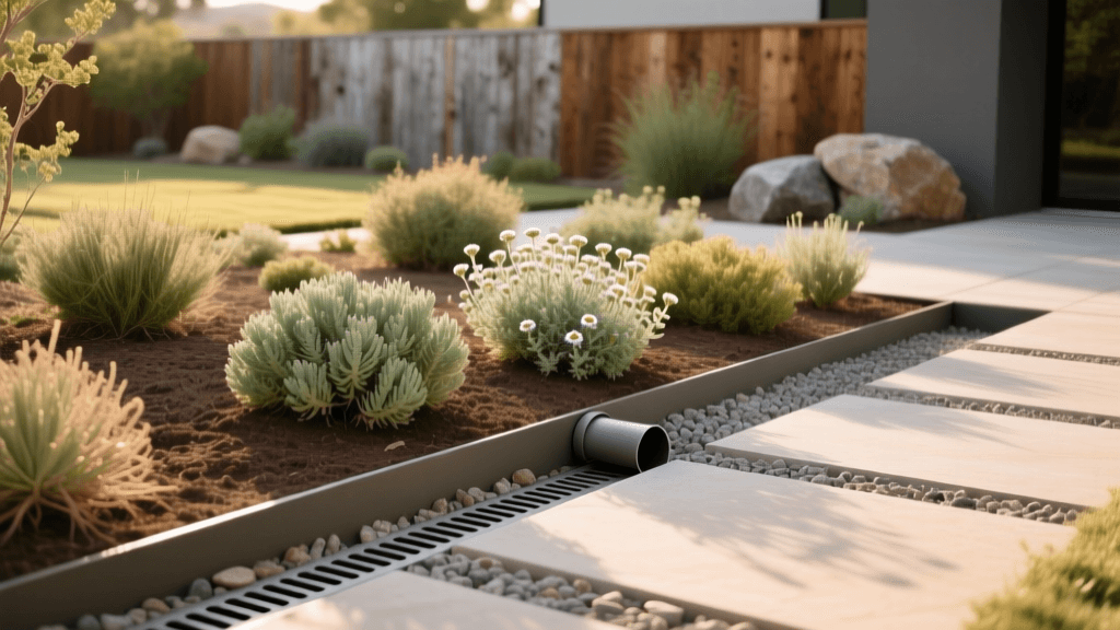 French Drain Installation for Sedum and Yarrow Gardens 2026