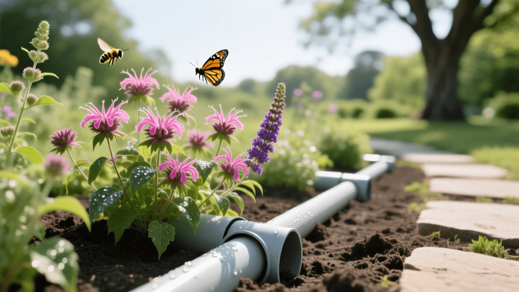 2026 Pollinator Garden Drainage: Bee Balm & Butterfly Bush