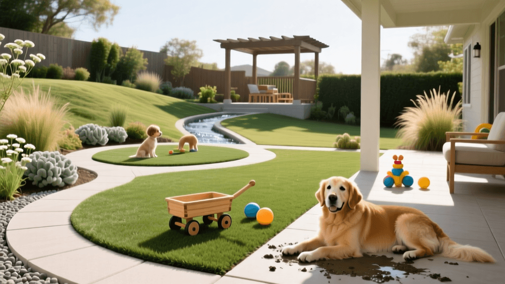 Designing a Safe, Mud-Free Pet and Kid-Friendly Yard