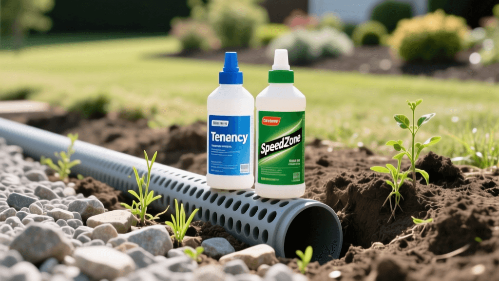 Tenacity vs SpeedZone 2026: French Drain Weed Control