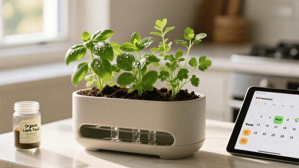 Best Fertilizer Schedules For Self-Watering Herb Planters 2026