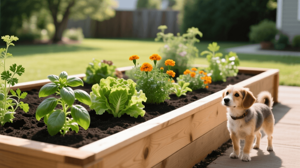 Pet-Safe Raised Bed Gardening: Materials and Plants